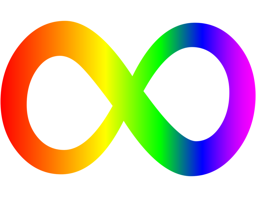 autism infinity symbol, infinity logo for autism, autistic, spectrum, red colors, orange, yellow, green, blue and purple, purple or mauve, png, looks like rainbow colors, rainbow flag, autistic, autistic, autistic, autistic, autistic, png